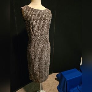 Elegant Brown/Black/Cream Wool Jumper.